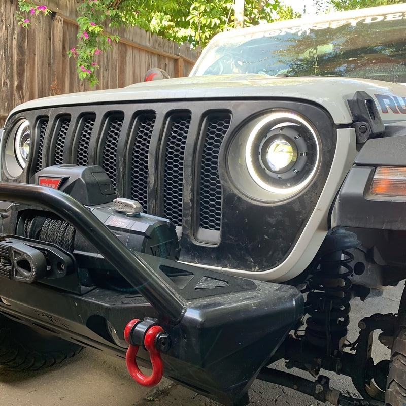 Oracle Jeep JL/Gladiator JT Oculus Switchback Bi-LED Projector Headlights - Amber/White Switchback - eliteracefab.com