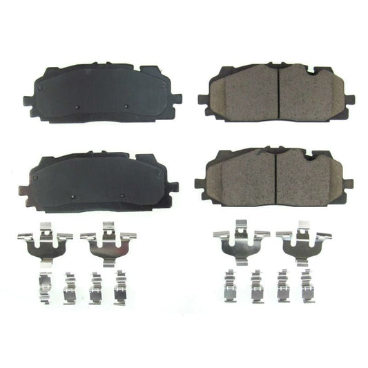 Power Stop 2019 Audi A6 Quattro Front Z17 Evolution Ceramic Brake Pads w/Hardware - eliteracefab.com