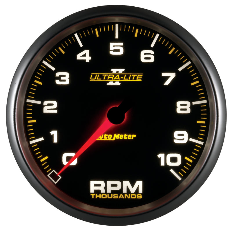 Autometer Ultra-Lite II 5 Inch 10000 RPM In-Dash Tachometer