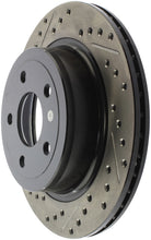 Load image into Gallery viewer, StopTech Slotted &amp; Drilled Sport Brake Rotor - eliteracefab.com