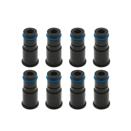 BLOX Racing 14mm Adapter Top (1in) w/Viton O-Ring & Retaining Clip (Set of 8) BLOX Racing