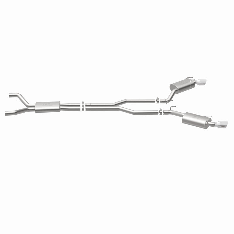 MagnaFlow Cat-Back Stainless Dual Split Rear Exit 4in Polished Tips 11-15 Chevy Camaro 3.6L V6 Magnaflow