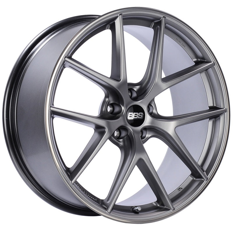 BBS CI-R 20x11.5 5x120 ET52 Platinum Satin Rim Protector Wheel -82mm PFS/Clip Required - eliteracefab.com