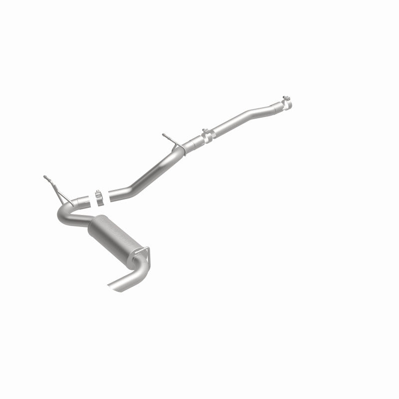 MagnaFlow 12-14 Jeep Wrangler 3.6L Single Straight Rear P/S Exit Stainless C/b Perf Exhaust-Comp Magnaflow