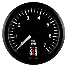 Load image into Gallery viewer, Autometer Stack Instruments 52mm 0-7 BAR M10 (M) Mechanical Oil Pressure Gauge - Black