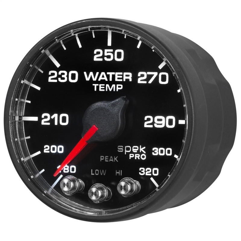 Autometer Spek-Pro - Nascar 2-1/16in Water Temp 180- 320F Bfb Ecu P552328-N1