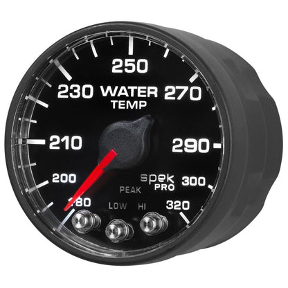 Autometer Spek-Pro - Nascar 2-1/16in Water Temp 180- 320F Bfb Ecu P552328-N1