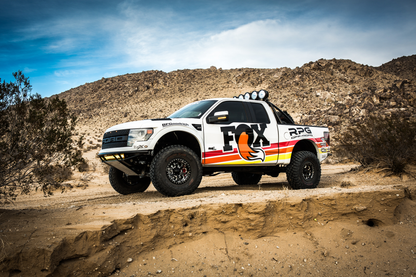 Fox Ford Raptor 3.0 Factory Series 7.59in Int. Bypass Remote Res. Front Coilover Set DSC Adj. - Blk - eliteracefab.com