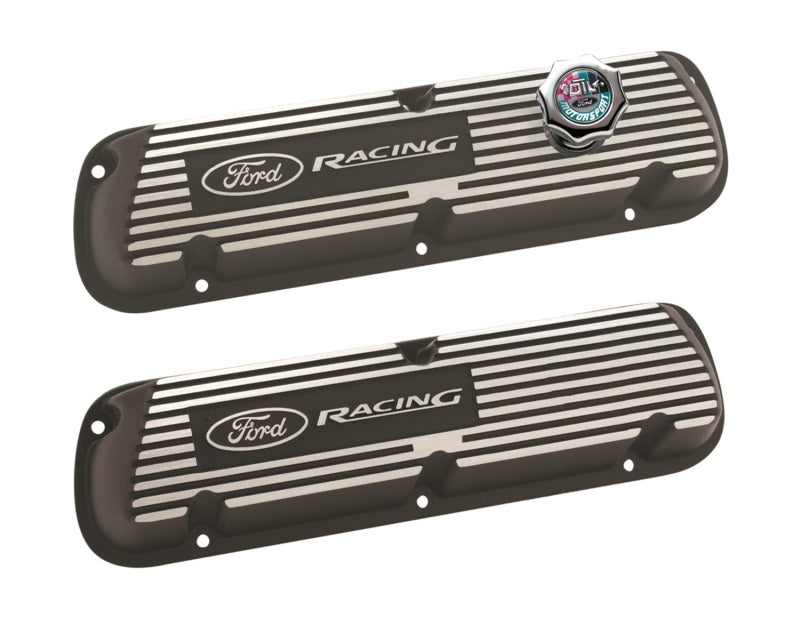 Ford Racing Black Satin Valve Covers Racing EFI Ford Racing