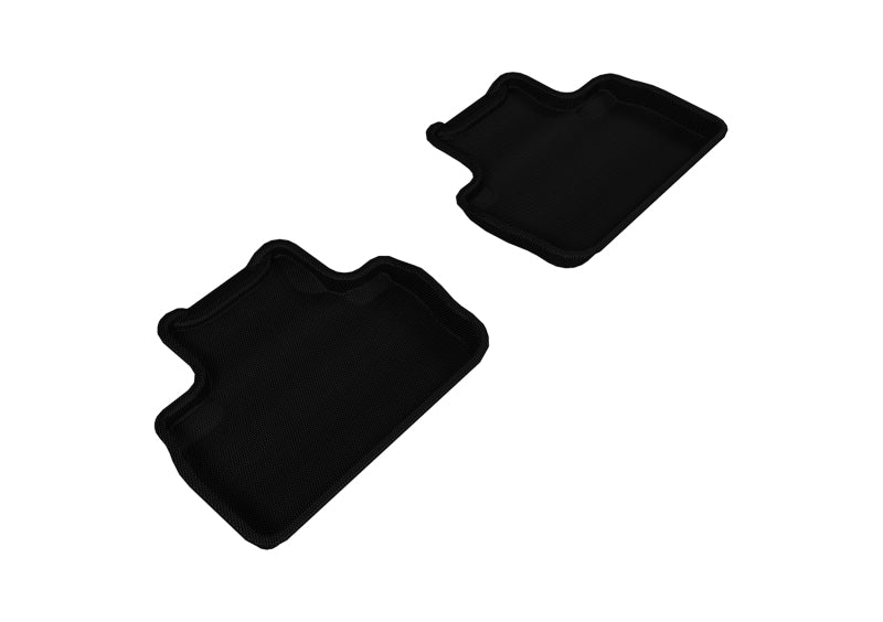 3D MAXpider 2006-2013 Lexus IS Kagu 2nd Row Floormats - Black 3D MAXpider