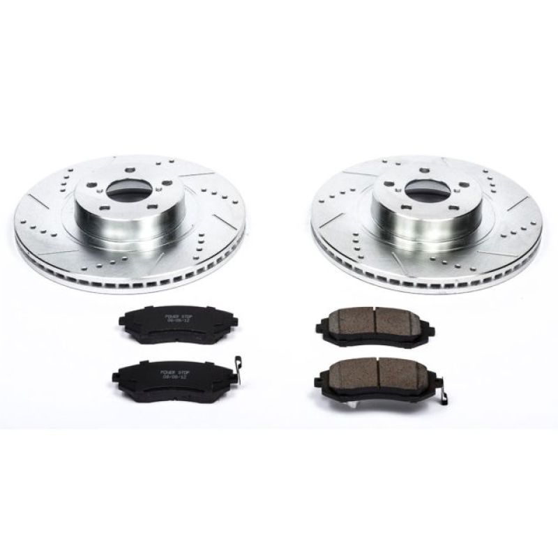 Power Stop 04-06 Subaru Baja Front Z23 Evolution Sport Brake Kit - eliteracefab.com