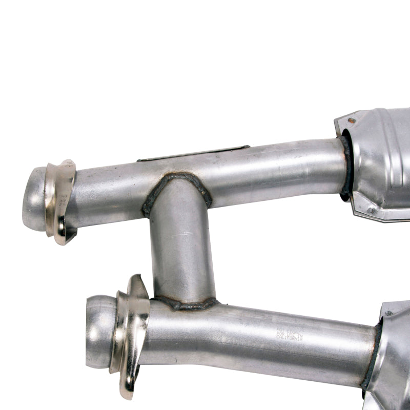 BBK 86-93 Mustang 5.0 High Flow H Pipe With Catalytic Converters - 2-1/2 - eliteracefab.com