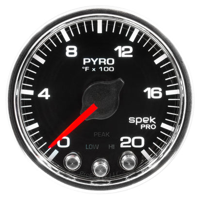 Autometer Diesel Gauge Kit A-Pillar 10-19 RAM Boost/EGT 60psi/2000 degree F Black Spek-Pro P72003