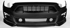 ROUSH 2015-2017 Ford Mustang Complete Unpainted Front Fascia Kit (w/o Collision Detection & ACC) - eliteracefab.com