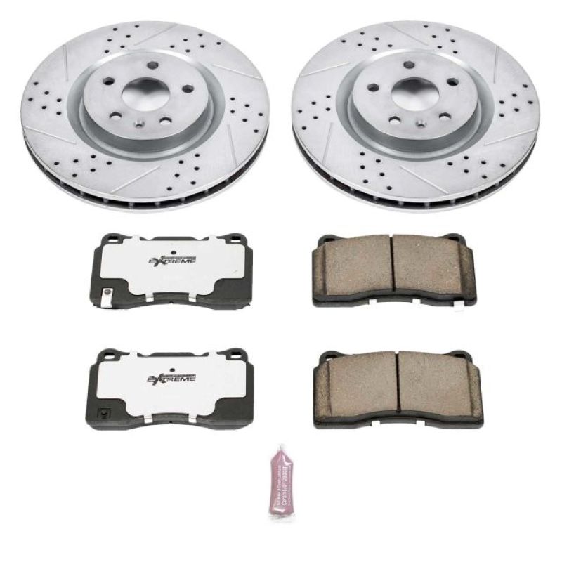 Power Stop 12-13 Buick Regal Front Z26 Street Warrior Brake Kit - eliteracefab.com