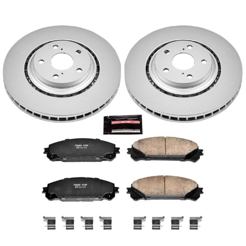 Power Stop 15-17 Lexus NX200t Front Z17 Evolution Geomet Coated Brake Kit PowerStop