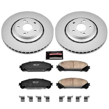 Power Stop 15-17 Lexus NX200t Front Z17 Evolution Geomet Coated Brake Kit PowerStop
