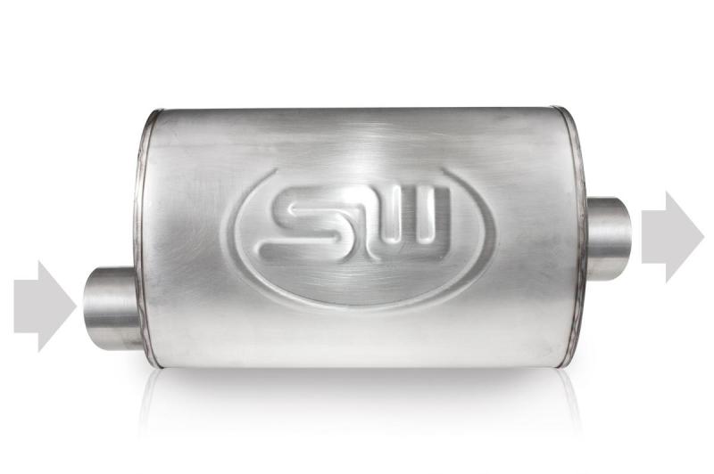 Stainless Works 2.25in ID OFFSET INLET/ 2.25in OD CENTER OUTLET 4inX8in Stainless Works