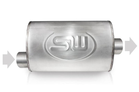 Stainless Works 2.25in ID OFFSET INLET/ 2.25in OD CENTER OUTLET 4inX8in Stainless Works