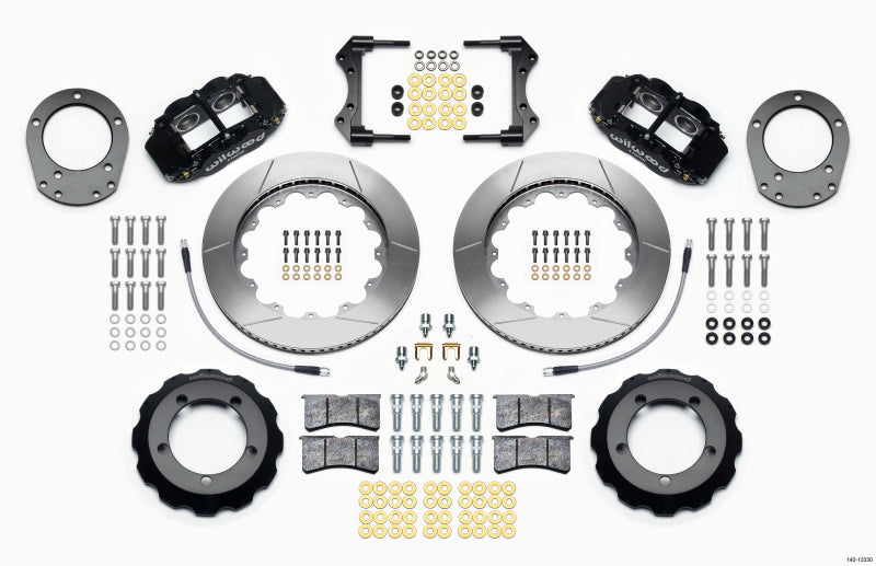 Wilwood Narrow Superlite 4R Front Hat Kit 14.00in 76-77 Ford Bronco Dana 44 w/Lines Wilwood