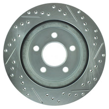 Load image into Gallery viewer, StopTech Select Sport 05-10 Ford Mustang GT Slotted and Drilled Rear Right Rotor - eliteracefab.com