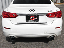 Load image into Gallery viewer, aFe Takeda 2.5in 304 SS Axle-Back Exhaust w/ Black Tips 16-18 Infiniti Q50 V6-3.0L (tt) - eliteracefab.com