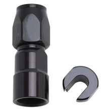 Load image into Gallery viewer, Russell Performance 3/8in SAE Quick Disc Female to -6 Hose Black Straight Hose End - eliteracefab.com