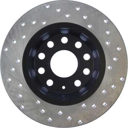 StopTech 10-11 & 13 Audi A3 Quattro / 10 VW GTI Mk VI Drilled Right CRYO-STOP Brake Rotor Stoptech