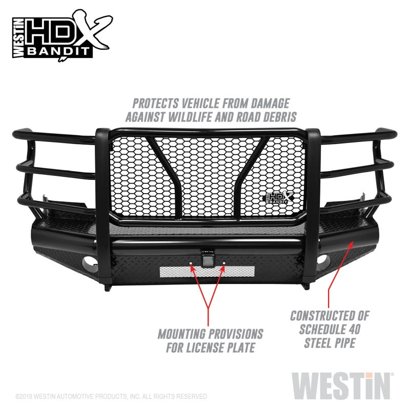 Westin/HDX Bandit 11-16 Ford F-250 / F-350 Front Bumper - Black - eliteracefab.com