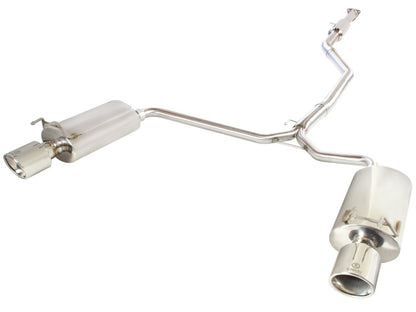 aFe Takeda Exhaust 304SS Dual Cat-Back w/ Polished Tips 13-17 Honda Accord LX/EX/EX-L Sedan L4 2.4L - eliteracefab.com