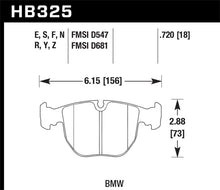 Load image into Gallery viewer, Hawk 04-06 BMW X5 3.0i/4.4i HPS 5.0 Street Front Brake Pads - eliteracefab.com