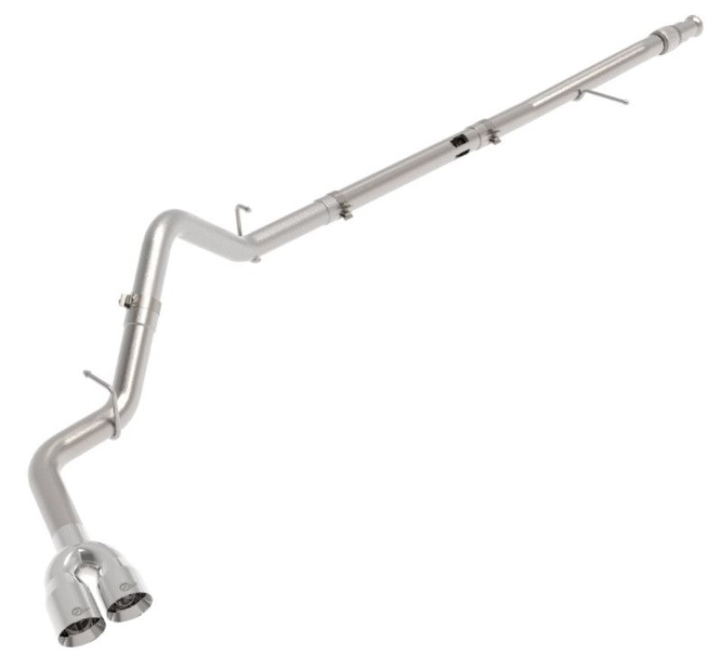 aFe Rebel XD Series 3in 304SS DPF-Back 20-21 GM Trucks L6-3.0L (td) LM2 - Dual Polished Tip aFe