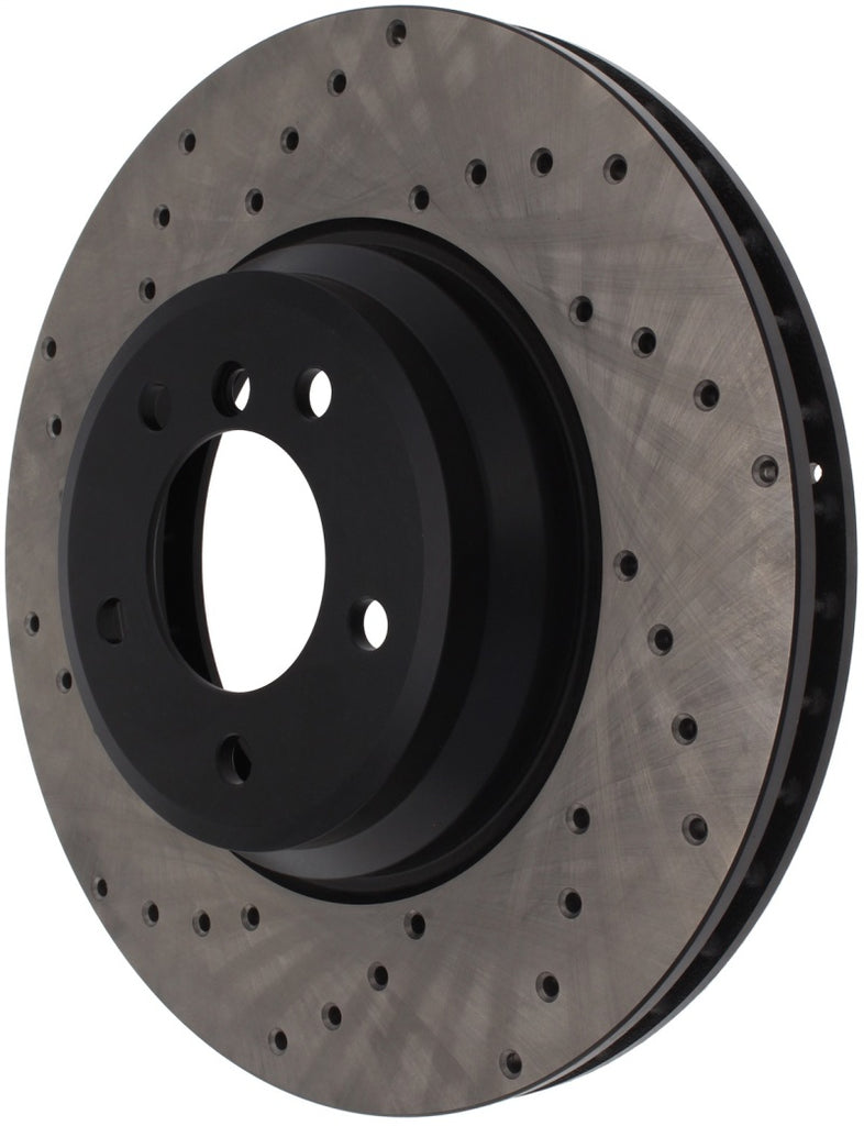 STOPTECH 07-10 BMW 335I CROSS DRILLED RIGHT FRONT ROTOR, 128.34093R - eliteracefab.com