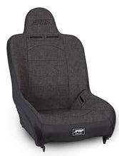 Load image into Gallery viewer, PRP Premier High Back Suspension Seat (Two Neck Slots) - All Grey - eliteracefab.com