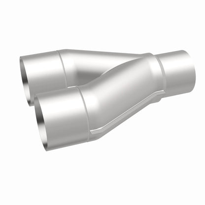 MagnaFlow Universal Trans Y-Pipe All SS 4inch (Dual) 3.5inch (Single) x 13inch (Overall) Magnaflow