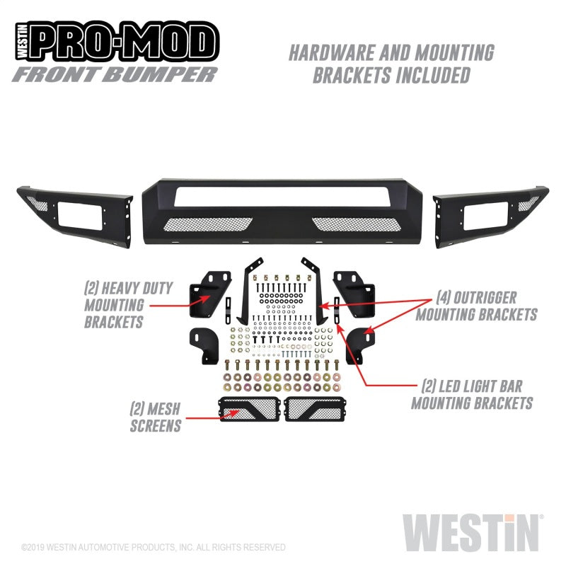 Westin 17-19 Ford F-250/350 Pro-Mod Front Bumper Westin
