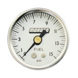 Moroso Fuel Pressure Gauge - 0-15psi