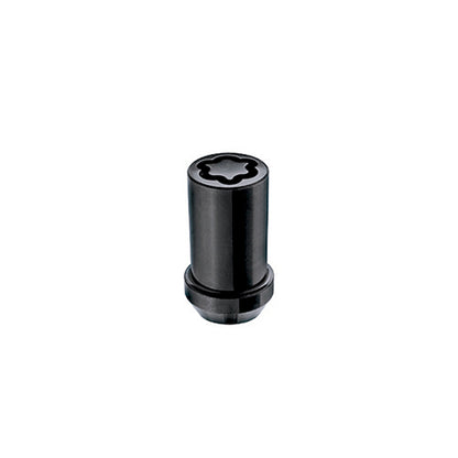 McGard Wheel Lock Nut Set - 4pk. (Tuner / Cone Seat) M14X1.5 / 22mm Hex / 1.648in. Length - Black - eliteracefab.com