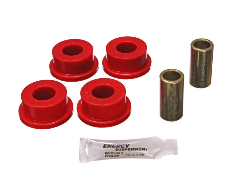 Energy Suspension 80-98 Ford F-250 4WD/F350 4WD Red Front Frame Shackle Bushing Set - eliteracefab.com