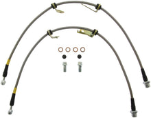 Load image into Gallery viewer, StopTech 06-17 Lexus HS250h / Toyota RAV4 Stainless Steel Front Brake Lines - eliteracefab.com