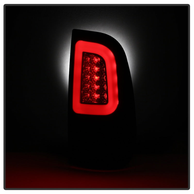 Spyder 97-03 Ford F150 Stylsd. F250 V3 Lght Bar LED Tail Lights - Blk Smk ALT-YD-FF15097V3-LBLED-BSM - eliteracefab.com