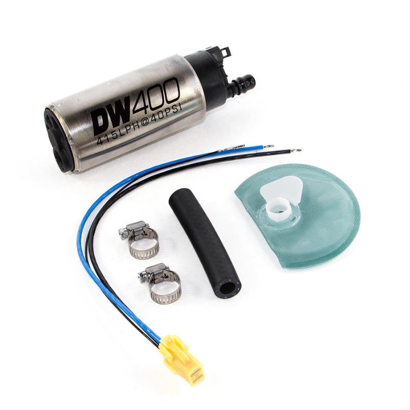 DeatschWerks 415LPH DW400 In-Tank Fuel Pump w/ 9-1045 Install Kit 05-10 Ford Mustang (Except GT500) - eliteracefab.com