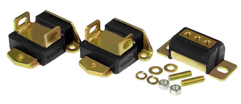 Prothane GM Motor & Trans Mount Kit - Black - eliteracefab.com