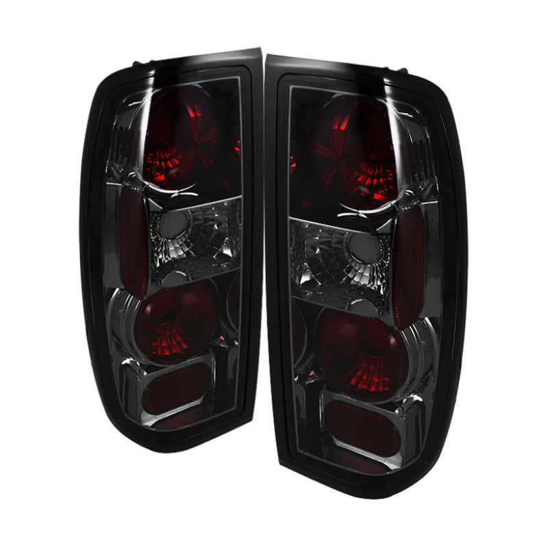 Spyder Nissan Frontier 98-00 Euro Style Tail Lights Smoke ALT-YD-NF98-SM - eliteracefab.com