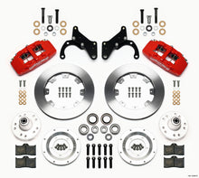 Load image into Gallery viewer, Wilwood Dynapro 6 Front Hub Kit 12.19in Red 69-70 Impala Drum/Disc 69-82 Vette Wilwood