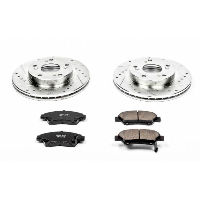 Power Stop 02-06 Acura RSX Front Z23 Evolution Sport Brake Kit - eliteracefab.com