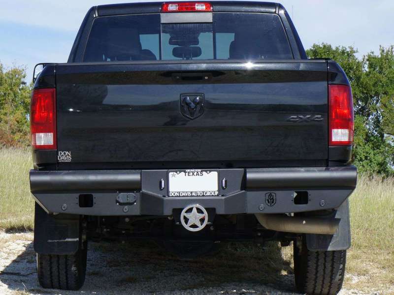 Road Armor 10-18 Dodge 2500 Vaquero Rear Non-Winch Bumper - Tex Blk Road Armor