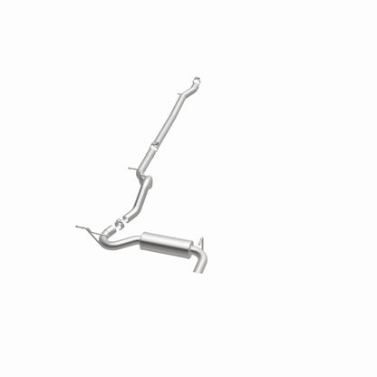 MagnaFlow 12-14 Jeep Wrangler 4dr Single Straight Rear P/S Exit Stainless C/B Performance Exhaust Magnaflow