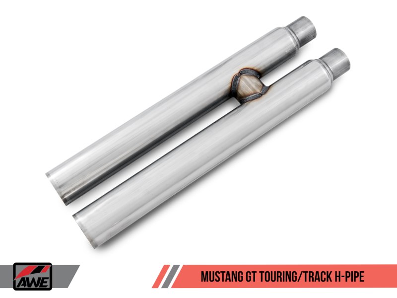 AWE Tuning S550 Mustang GT Cat-back Exhaust - Track Edition (Chrome Silver Tips) AWE Tuning