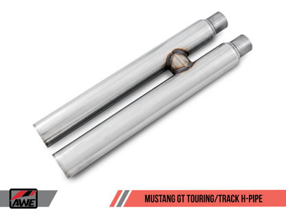 AWE Tuning S550 Mustang GT Cat-back Exhaust - Track Edition (Chrome Silver Tips) AWE Tuning